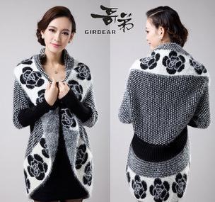 春秋焕新 提花羊毛衫，中长款的多重魅力